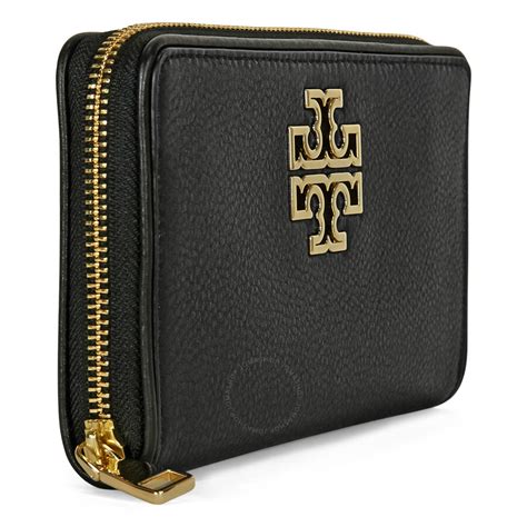 Tory Burch Britten Zip Continental Wallet - Black - Tory Burch ...