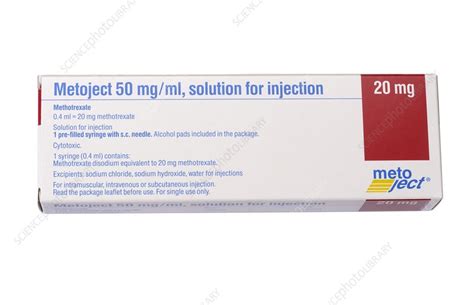 Methotrexate injection - Stock Image - C016/6924 - Science Photo Library