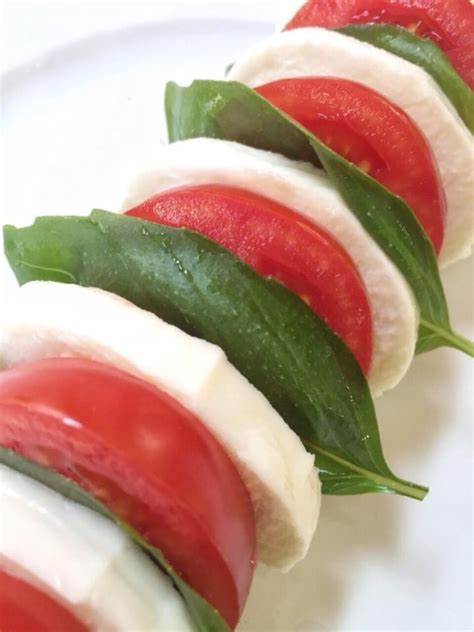 Italian Insalata Caprese Salad - Dash of Ting