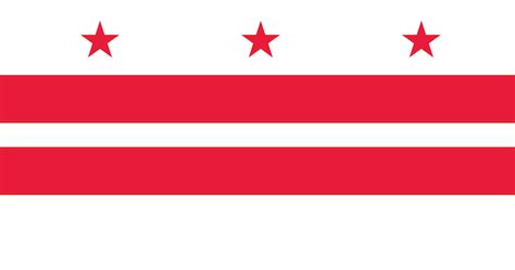 Premium Vector | Flag of District of Columbia vector image