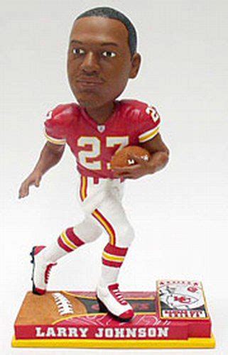 Kansas City Chiefs Larry Johnson On Field Bobblehead - SWIT Sports