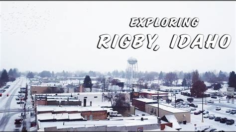 Exploring Rigby, Idaho | Drone Perspective of Rigby in Winter | Social ...