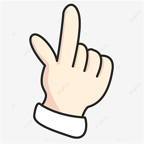 Pointing Clipart Cartoon Hand Pointing Cartoon Hand