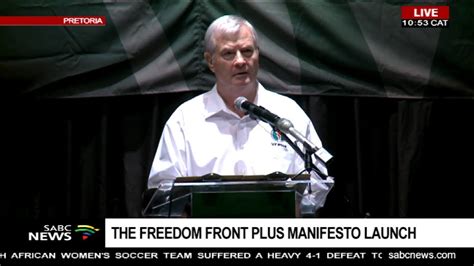 Freedom Front Plus Manifesto Launch: 02 March 2019 - YouTube