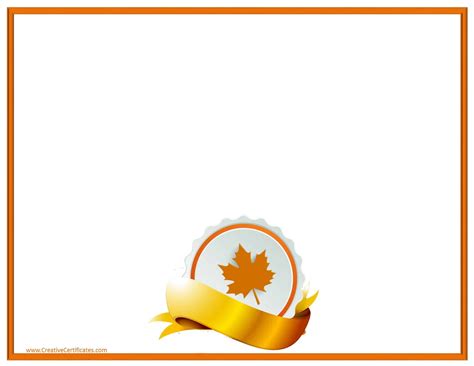 Free Thanksgiving Border Templates - Customizable & Printable