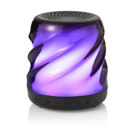 Blackweb Bluetooth Wireless Speaker with Color Changing LED Lights ...