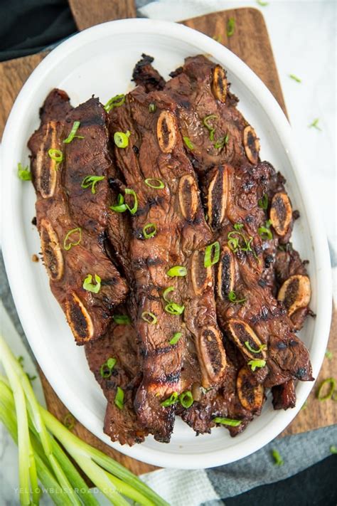 Grilled Korean Short Ribs (Flanken, Kalbi style)