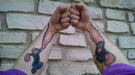 Awesome Popeye tattoo! | Popeye tattoo, Tattoos, Cool tattoos