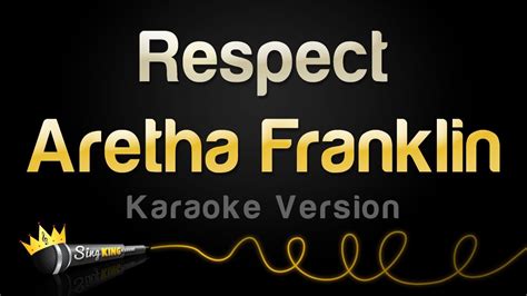 Aretha Franklin - Respect (Karaoke Version) - YouTube