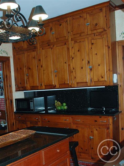 Knotty Pine Kitchen Cabinets Painted