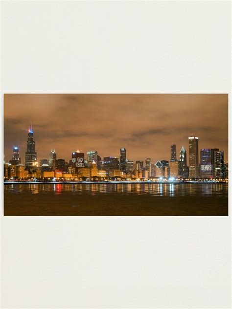 "Chicago Bears Skyline" Photographic Print for Sale by ChicagoPhotoSho ...