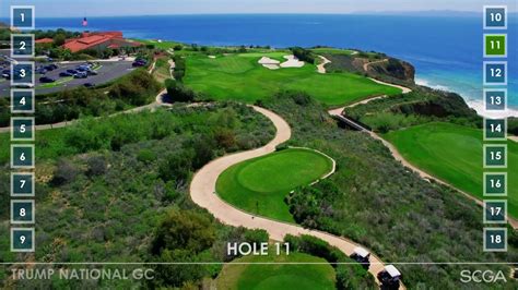 SCGA Flyover - Trump National Golf Course - Rancho Palos Verdes - YouTube