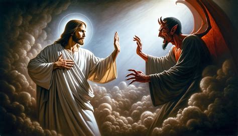 Jesús Contra El Diablo Cristo - Imagen gratis en Pixabay - Pixabay