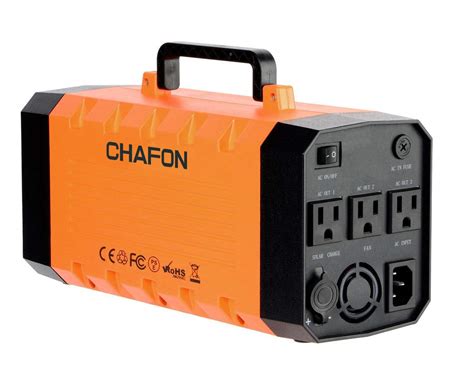 CHAFON 346WH Portable UPS Battery Backup Generator,Rechargeable Power Source Inverter with 110V ...