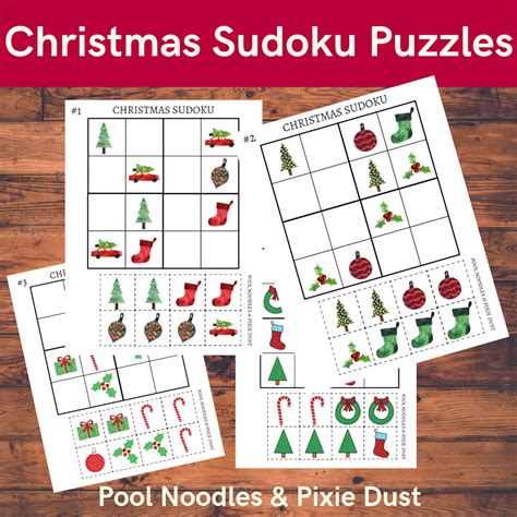 FREE Sudoku Christmas Puzzles