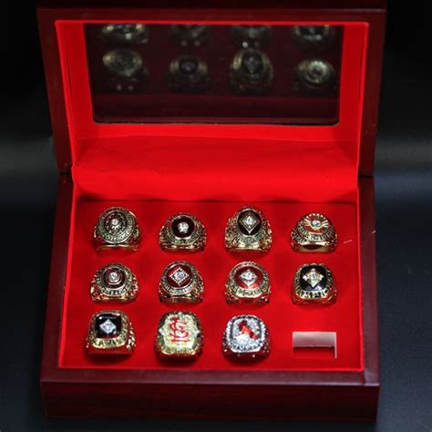 11 St. Louis Cardinals 1926-2011 MLB World Series championship rings ...