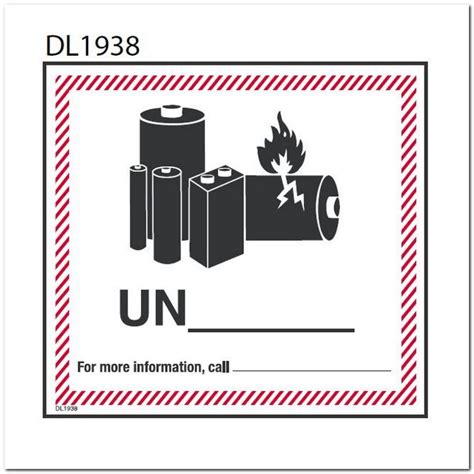 Mandatory Now: New Lithium Battery Labels for 2021 - The Supplies Shops