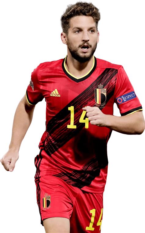 Dries Mertens Belgium football render - FootyRenders