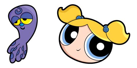 The Powerpuff Girls Octi & Bubbles Cursor - Sweezy Custom Cursors