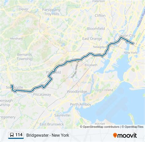 114 Route: Schedules, Stops & Maps - 114x New York Express (Updated)