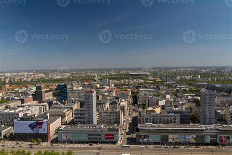 Warsaw skyline with warsaw towers 8429692 Stock Photo at Vecteezy