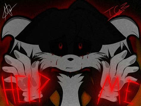 Dibujo- Tails.Exe | CREEPYPASTAS AMINO. Amino