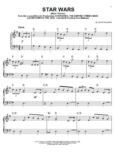 Star Wars (Main Theme) | Sheet Music Direct