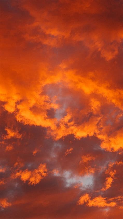 Orange Clouds Wallpapers - Wallpaper Cave