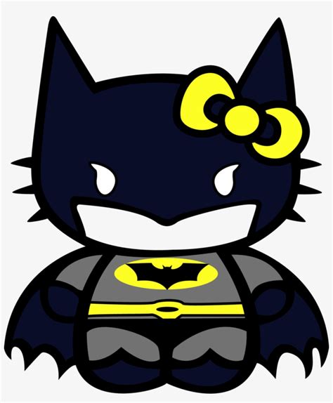 28 Collection Of Batman Hello Kitty Drawing - Kitty Batman - 1024x1192 ...