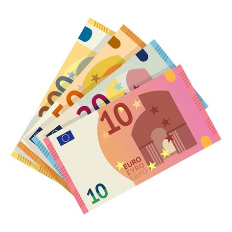 Premium Vector | Euro banknotes illustration. european money currency ...