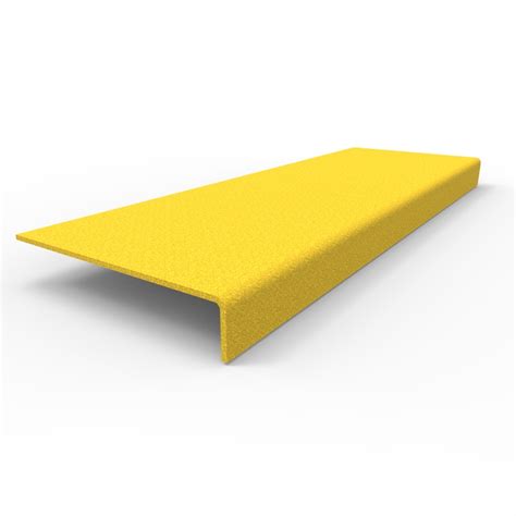 Anti-Slip Stair Nosing 3000 x 152 x 30mm - FRP Yellow | Traffic Safety Systems