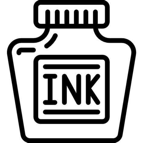 Ink bottle Basic Miscellany Lineal icon