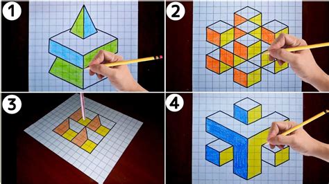 Graph Paper Drawings For Kids