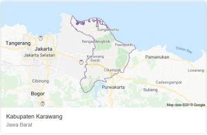 Peta Kabupaten Karawang Jawa Barat HD Lengkap Terbaru dan Keterangannya