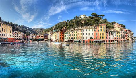 Download House Italy Coast Cityscape City Man Made Portofino HD Wallpaper