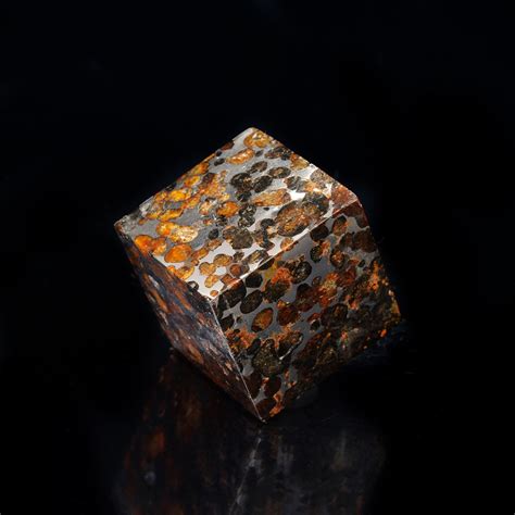 Pallasite Meteorite Cube - A.W. Meteorites - Touch of Modern