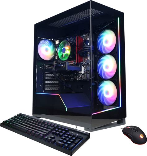 CyberPowerPC Gamer Master Gaming Desktop AMD Ryzen 5 5500 16GB Memory AMD Radeon RX 6500 XT 4GB ...