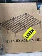 Metal Bed Frame - King Size - Crowe Real Estate & Auction