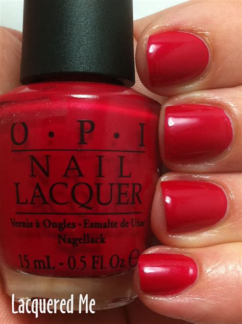 Lacquered Me: OPI Red
