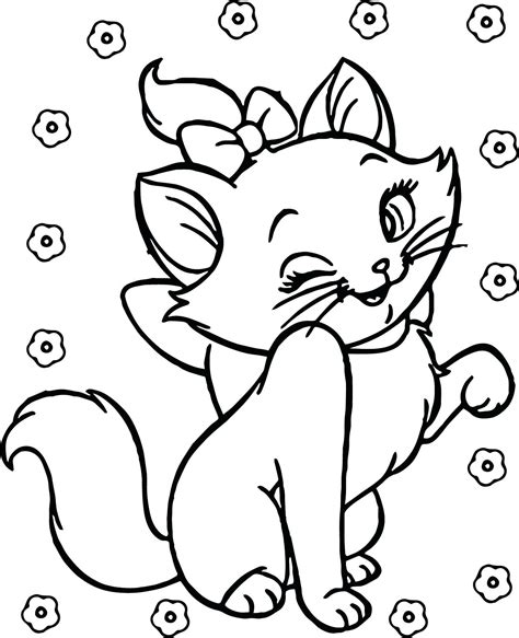 Aristocats Marie Coloring Pages at GetColorings.com | Free printable colorings pages to print ...