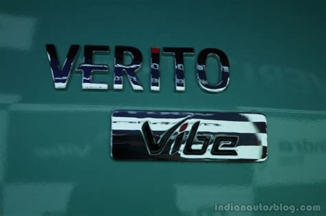 Mahindra Verito Vibe badge