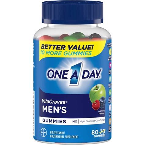 One A Day Men's Multivitamin Gummies : Target