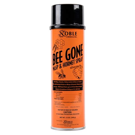 Noble Chemical 12 oz. Bee Gone Wasp & Hornet Spray - 12/Case