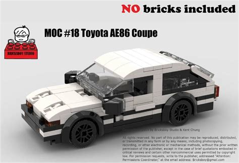 LEGO MOC #18 Toyota AE86 Coupe in Initial D | Grelly USA