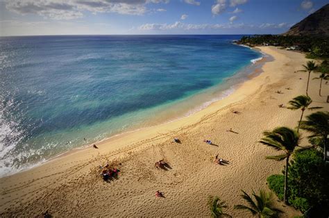 Turtle Beach on Oahu Hawaii. Picture HD Large Image. Taken from the 8th floor - Hawaiian ...