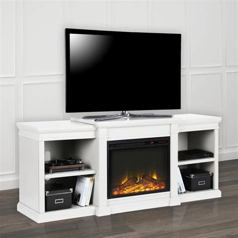 White Electric Fireplace Tv Stand 70 Inch - Fireplace World