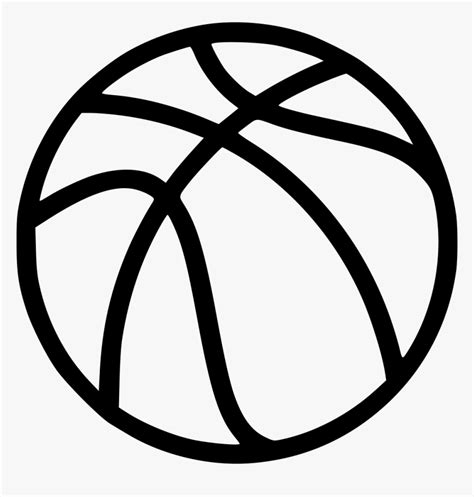 Png Basketball Black And White - Basketball Icon Png, Transparent Png ...