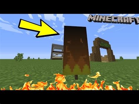 How to make a Flame banner in Minecraft! - YouTube