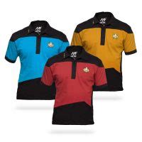 Star Trek TNG Uniform Polo - GeekAlerts