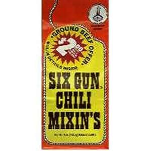 Amazon.com : Six Gun Chipotle Chili Mix, 4 Ounce Bags(Pack of 6) : Grocery & Gourmet Food